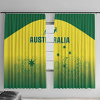 Australia Cricket Window Curtain Go Champions Aussies
