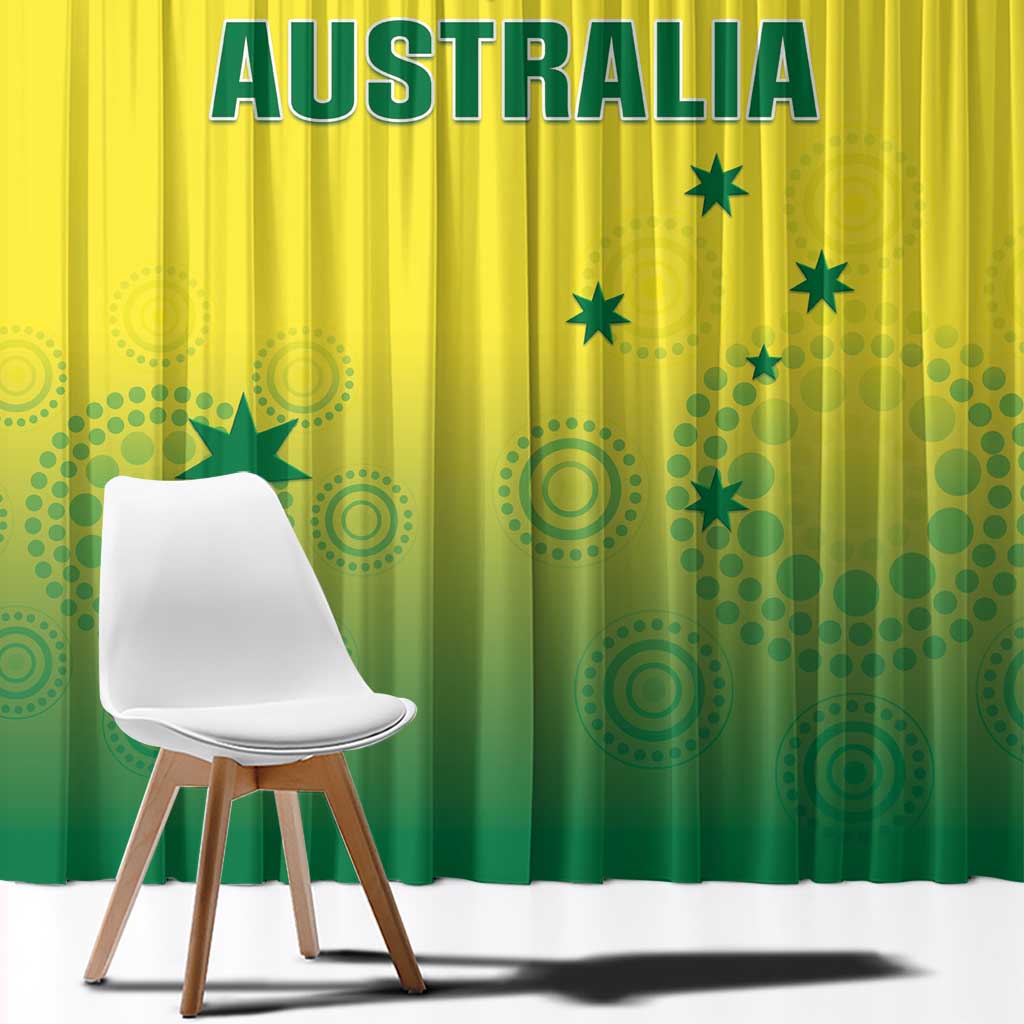 Australia Cricket Window Curtain Go Champions Aussies