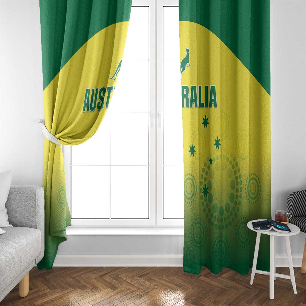 Australia Cricket Window Curtain Go Champions Aussies