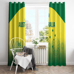 Australia Cricket Window Curtain Go Champions Aussies