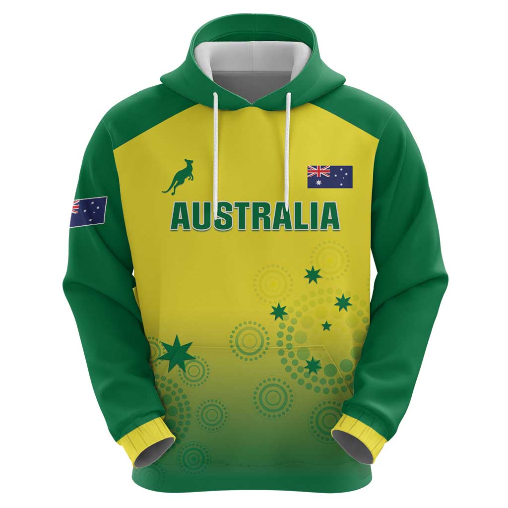 Custom Australia Cricket Zip Hoodie Go Champions Aussies LT05