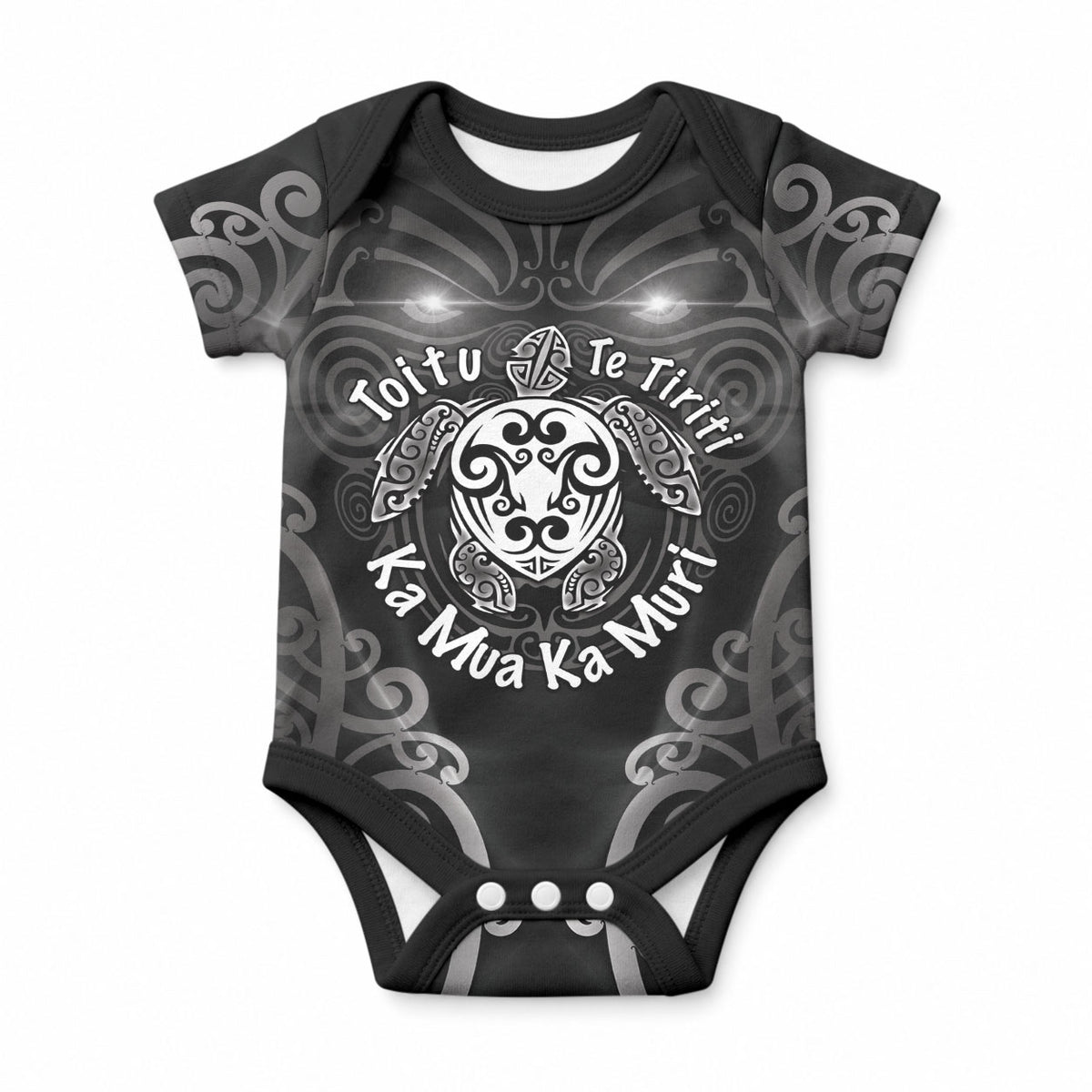 Aotearoa Toitu Te Tiriti Baby Onesie Ka Mua Ka Muri