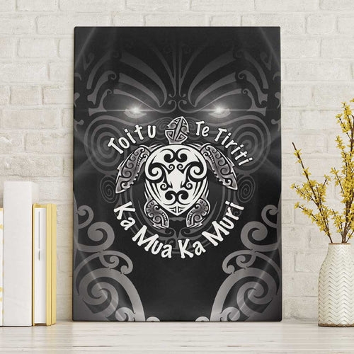 Aotearoa Toitu Te Tiriti Canvas Wall Art Ka Mua Ka Muri