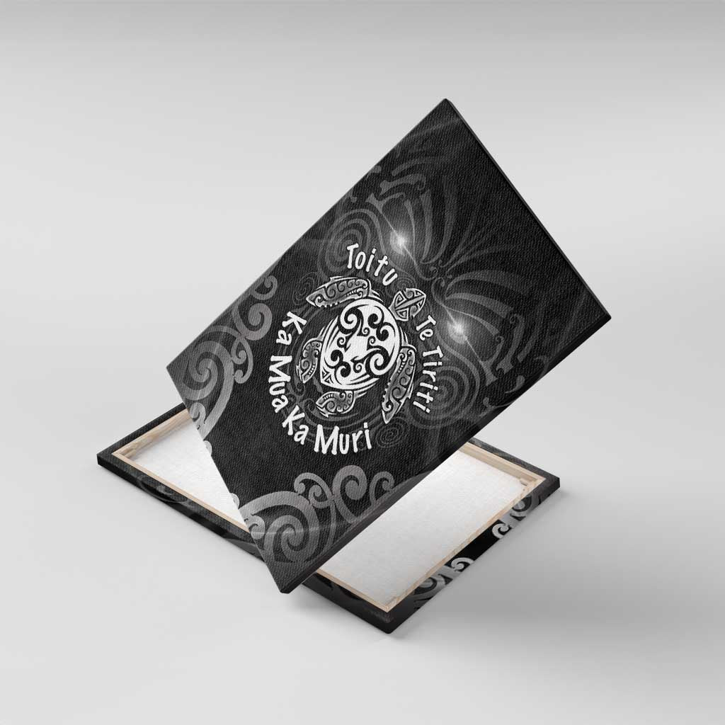 Aotearoa Toitu Te Tiriti Canvas Wall Art Ka Mua Ka Muri