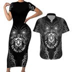 Aotearoa Toitu Te Tiriti Couples Matching Short Sleeve Bodycon Dress and Hawaiian Shirt Ka Mua Ka Muri
