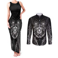 Aotearoa Toitu Te Tiriti Couples Matching Tank Maxi Dress and Long Sleeve Button Shirt Ka Mua Ka Muri