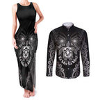 Aotearoa Toitu Te Tiriti Couples Matching Tank Maxi Dress and Long Sleeve Button Shirt Ka Mua Ka Muri
