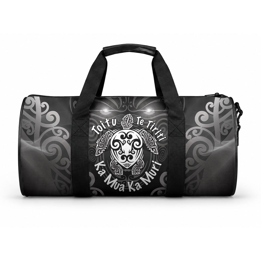 Aotearoa Toitu Te Tiriti Duffle Bag Ka Mua Ka Muri