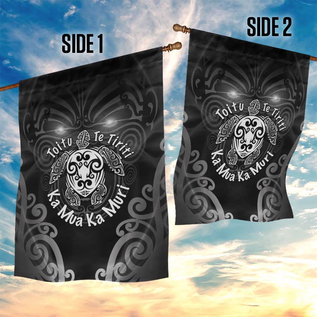 Aotearoa Toitu Te Tiriti Garden Flag Ka Mua Ka Muri