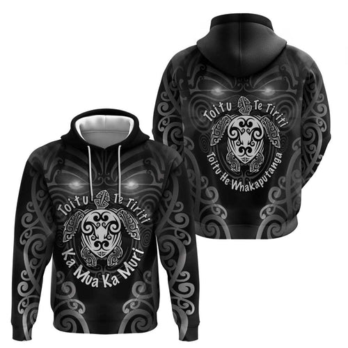 Aotearoa Toitu Te Tiriti Hoodie Ka Mua Ka Muri