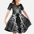 Aotearoa Toitu Te Tiriti Kid Short Sleeve Dress Ka Mua Ka Muri