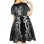 Aotearoa Toitu Te Tiriti Kid Short Sleeve Dress Ka Mua Ka Muri
