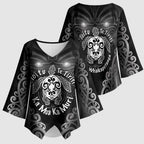 Aotearoa Toitu Te Tiriti Kimono Sleeve Blouse Ka Mua Ka Muri