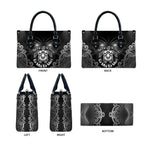 Aotearoa Toitu Te Tiriti Leather Bag Ka Mua Ka Muri