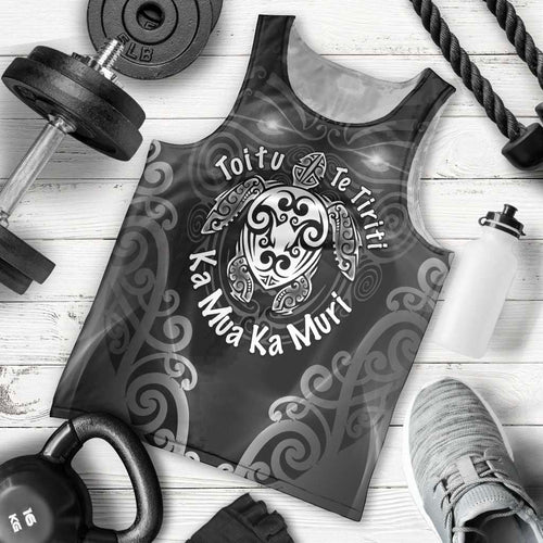 Aotearoa Toitu Te Tiriti Men Tank Top Ka Mua Ka Muri