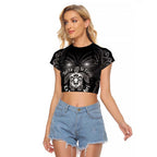 Aotearoa Toitu Te Tiriti Raglan Cropped T Shirt Ka Mua Ka Muri