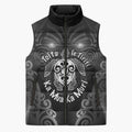 Aotearoa Toitu Te Tiriti Sleeveless Puffer Jacket Ka Mua Ka Muri