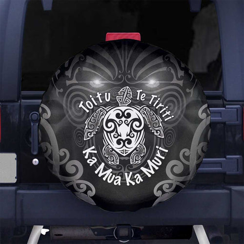Aotearoa Toitu Te Tiriti Spare Tire Cover Ka Mua Ka Muri