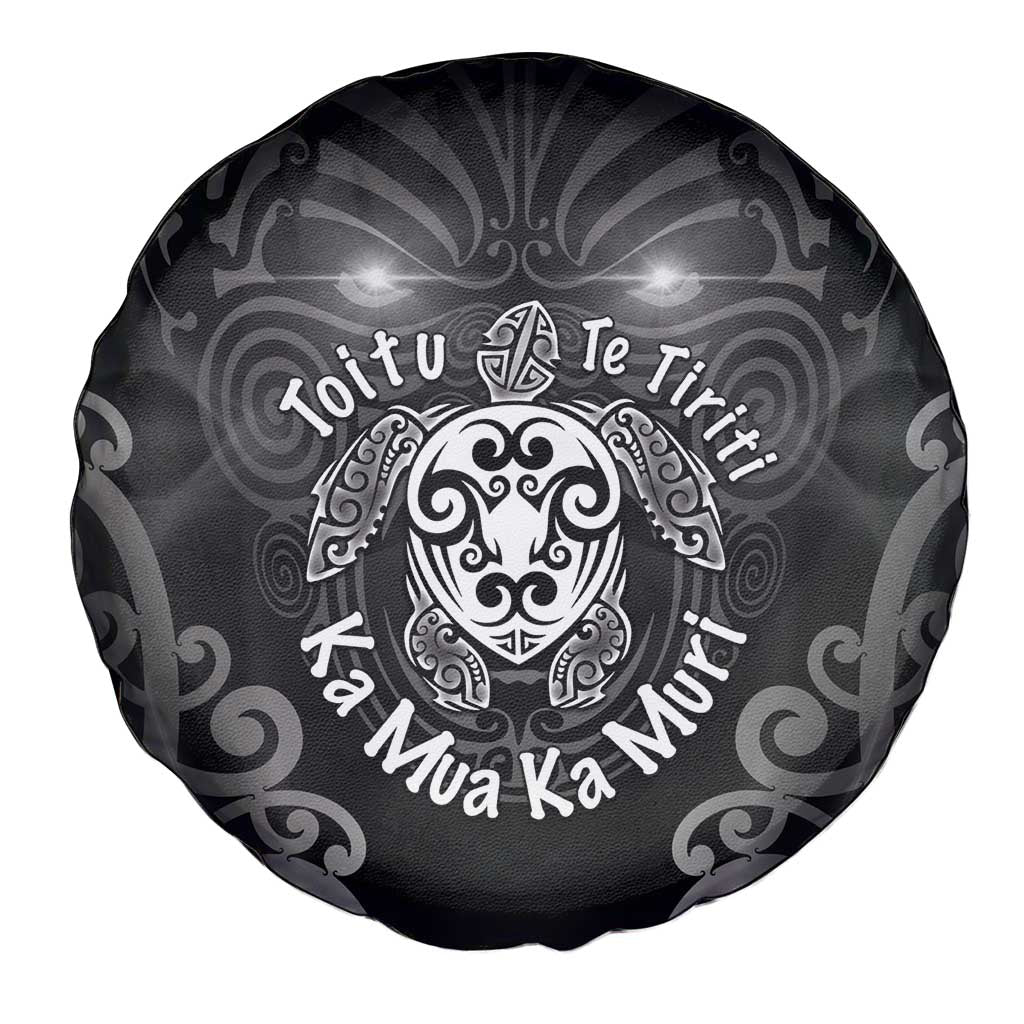 Aotearoa Toitu Te Tiriti Spare Tire Cover Ka Mua Ka Muri