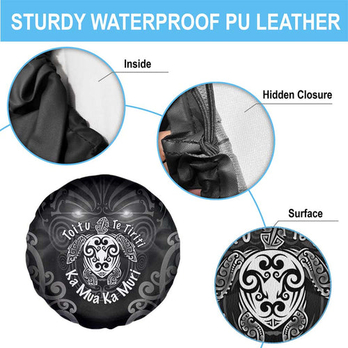 Aotearoa Toitu Te Tiriti Spare Tire Cover Ka Mua Ka Muri