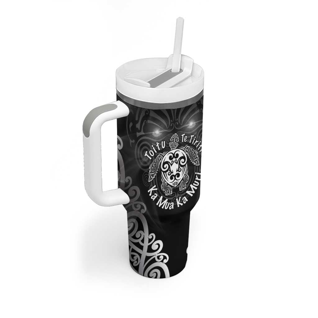 Aotearoa Toitu Te Tiriti Tumbler With Handle Ka Mua Ka Muri
