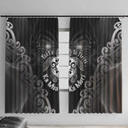 Aotearoa Toitu Te Tiriti Window Curtain Ka Mua Ka Muri