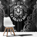 Aotearoa Toitu Te Tiriti Window Curtain Ka Mua Ka Muri