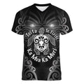 Aotearoa Toitu Te Tiriti Women V-Neck T-Shirt Ka Mua Ka Muri
