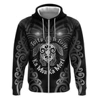 Aotearoa Toitu Te Tiriti Zip Hoodie Ka Mua Ka Muri