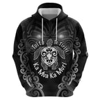 Aotearoa Toitu Te Tiriti Zip Hoodie Ka Mua Ka Muri