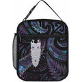 New Zealand Aotearoa Lunch Bag Maori Tane Te Waiora Paua Shell Glitter Purple
