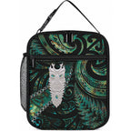 New Zealand Aotearoa Lunch Bag Maori Tane Te Waiora Paua Shell Glitter Green