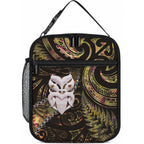 New Zealand Aotearoa Lunch Bag Maori Wheku Paua Shell Glitter Gold