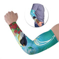 New Zealand Tomtit Arm Sleeves Maori Koru With Pohutukawa Galaxy Style - Aussie Hoodie