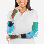 New Zealand Tomtit Arm Sleeves Maori Koru With Pohutukawa Galaxy Style - Aussie Hoodie