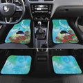 New Zealand Tomtit Car Mats Maori Koru With Pohutukawa Galaxy Style - Aussie Hoodie