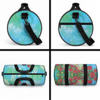 New Zealand Tomtit Duffle Bag Maori Koru With Pohutukawa Galaxy Style