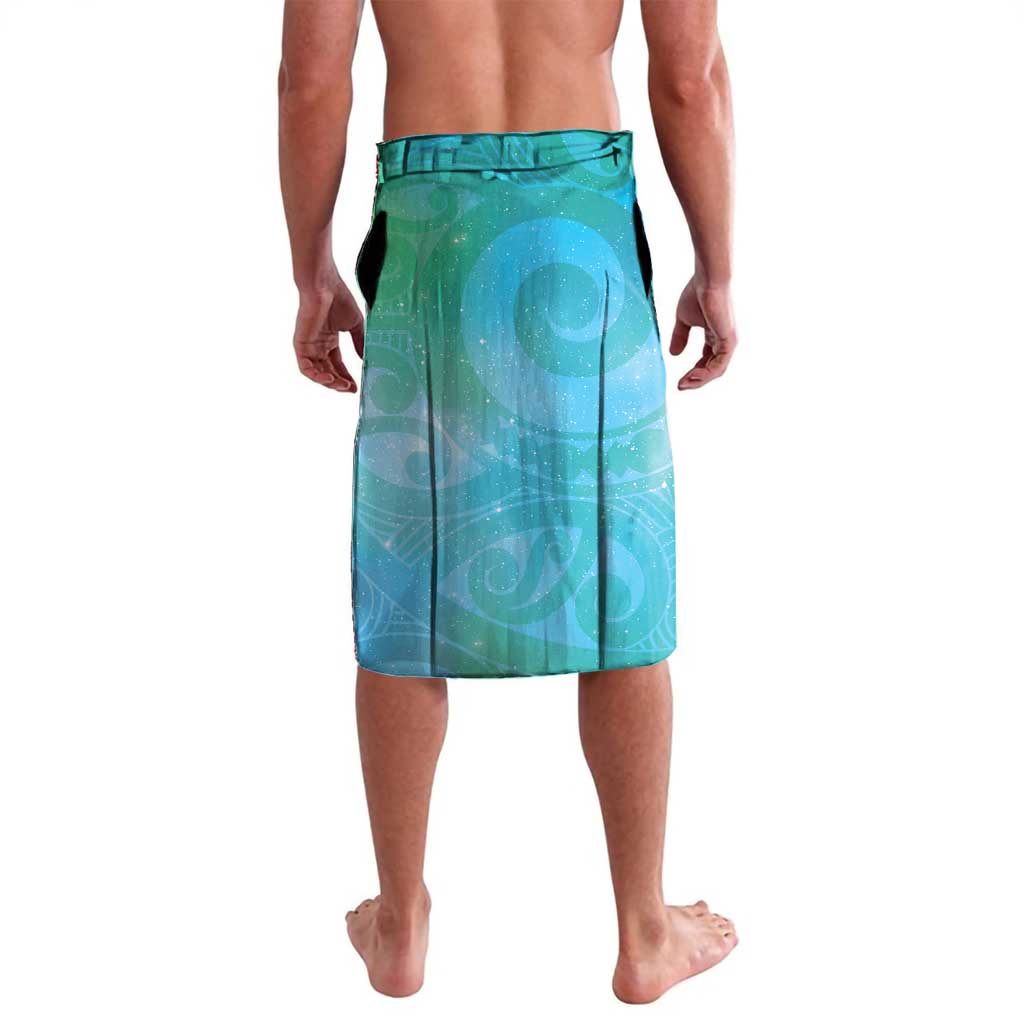 New Zealand Tomtit Lavalava Maori Koru With Pohutukawa Galaxy Style - Aussie Hoodie