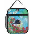New Zealand Tomtit Lunch Bag Maori Koru With Pohutukawa Galaxy Style