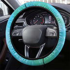 New Zealand Tomtit Steering Wheel Cover Maori Koru With Pohutukawa Galaxy Style - Aussie Hoodie