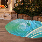 New Zealand Tomtit Tree Skirt Maori Koru With Pohutukawa Galaxy Style - Aussie Hoodie