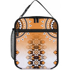 New Zealand Lunch Bag Poutama Mix Orange Taniko Inspired Art