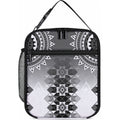 New Zealand Lunch Bag Poutama Mix Gray Taniko Inspired Art