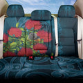 New Zealand Matariki Piwakawaka Back Car Seat Cover Maori Koru With Pohutukawa Flowers