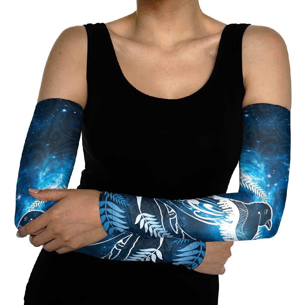 New Zealand Matariki Arm Sleeves Pigeon Kereru Maori Fern Art