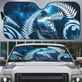 New Zealand Matariki Auto Sun Shade Pigeon Kereru Maori Fern Art