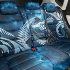 New Zealand Matariki Back Car Seat Cover Pigeon Kereru Maori Fern Art