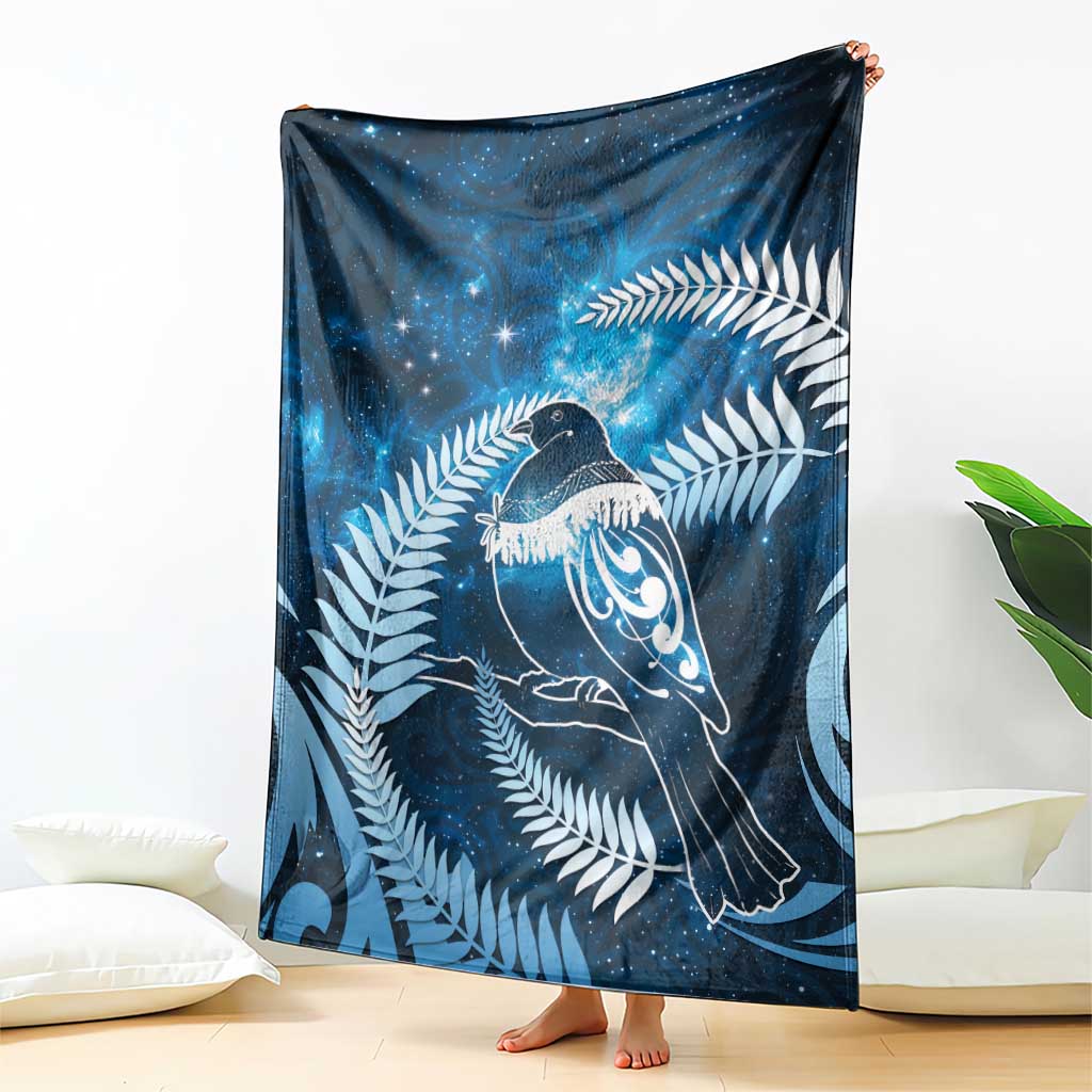 New Zealand Matariki Blanket Pigeon Kereru Maori Fern Art