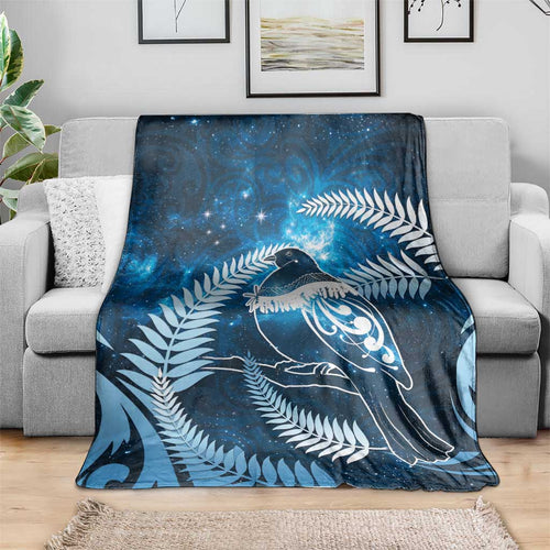 New Zealand Matariki Blanket Pigeon Kereru Maori Fern Art