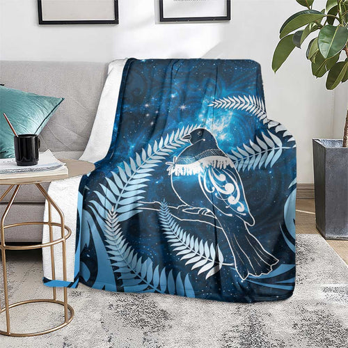 New Zealand Matariki Blanket Pigeon Kereru Maori Fern Art